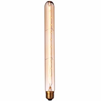 Vintage Edison Bulb 60W Tubular Nostalgic Filament Incandescent Antique Dimmable Light Bulb for Home Light Fixtures E27 Base T30