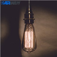 Retro lamp ST64 Vintage Edison bulb 220v Incandescent bulb E27 Wedding lights 40w filament sprial christmas stars for home decor