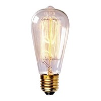 High Quality ST64 E27 40W/60W Filament Light Bulbs Vintage Retro Industrial Edison Lamps For Indoor Home Decor Drop Shipping