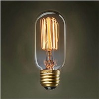 T45 Vintage Edison Bulbs E27 220V T45 Incandescent Bulbs 40W Filament Retro Edison Light For Pendant Lamp
