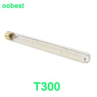 T300 40W 110V Edison Incandescent E27 Light Bulb Nostalgic Tungsten Filament Long Tube Pendant Lamps Tungsten decor