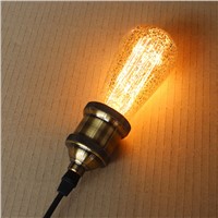 Lightinbox Retro E27 Spiral Incandescent Light Novelty Fixture Glass LED Edison Bulbs 40W 110-240V Pendant Lamps Lighting
