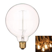 E27 40W 220V Incandescent Bulb G125 vintage edison long filament bulb 220v power  high brightness energy saving lamp for home