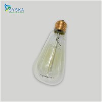 Edison Bulb ST58 40W Antique Dimmable Lamp Incandescent Bulb 220V Holiday Lights Lamp Lampada For Home Wedding |201753