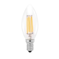 Good Price 4Pcs Warm White E14 4W Retro LED Filament COB Candle Light Bulb for Indoor Living Room Bedroom Decoration Night Blubs