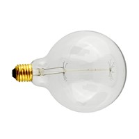 Vintage Vetro Tungsten Filament E27 Globe Light Clear Bulb Incandescent Replacement 40W 220V G125