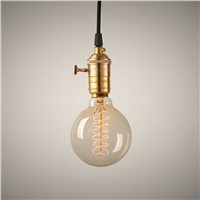 Hot Vintage G80 Edison light Bulb 40W 220V/110V E27 Global Tungsten Bulbs Filament bulb Art  Incandescent Lamp For Pendant Light