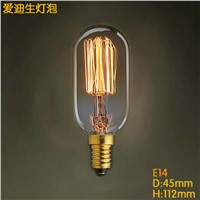 Vintage Retro E14 Edison Spiral Incandescent Light Bulb Filament Bulb Pendant Lamps Living Room Bedroom Light Novelty Fixture