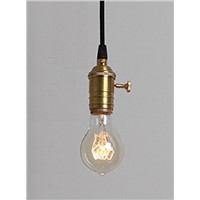 A19   Lightinbox Vintage Light Bulb Quad Loop Filament Edison Style E27 - 1 PACK