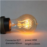 Vintage Edison Bulbs T45 220V /110V E27 Incandescent Bulbs 40W Filament Retro Edison Light For Pendant Lamp