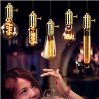[MingBen] Vintage Edison Bulbs E27 220V T185 Incandescent Bulbs 40W Filament Retro Edison Light For Pendant Lamp Decoration