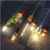 Retro LED E27 3W 220V LED Edison Bulb Warm Yellow Vintage COB LED Filament Energy Saving Lamp With Holder