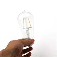 ST58 LED Edison Bulb Retro Bombillas 2W 4W 6W 8W E27 Vintage COB LED Filament Energy Saving Lamp 220V For Decor Home Lighting