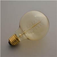 Edison Vintage Antique Retro G80 220V/40W E27 Light Ceiling Lamp Bulb Lighting Reproduction Droplight Incandescent