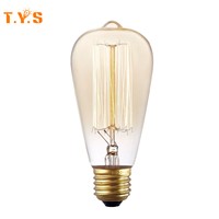 ST64 Retro Edison Filament Ampoule E27 110V 220v for Decor Home lighting 40W 60W Vintage Incandescent Bombillos Bulb Lamp Lights