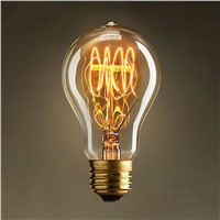 A19 Incandescent Bulbs Vintage Edison Light Bulbs E27 Antique Light Clear Glass 40W 120V/220V Edison Bulb Lamp Home Decoration