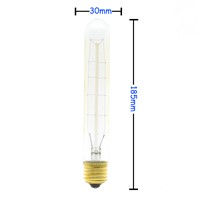 Incandescent Vintage T185 Bulb 40W 220V Retro Edison Art Decoration Light Bulb E27 Wholesale Price
