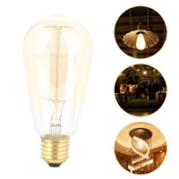 E27 40W Edison Style Retro Tungsten Vertical Filament Lamp Screw Light Bulb