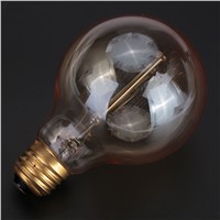 Retro G80 Filament Lamp Edison Bulb 110V-130V E26 Household Supply Amber