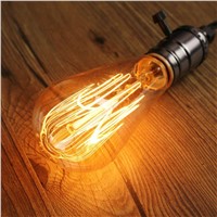 Retro Lamp ST64 40W 60W Vintage Edison Bulb E27 Incandescent Bulb 110V 220V Filament Lamp Holiday Lights For Home Decor Lighting