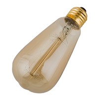 New Filament Light Bulb Tungsten Pendant Vintage Decorative Industrial light(ST64 40W 220V)