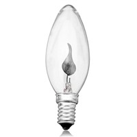 NEW Incandescent Vintage Bulb 3W 220V Retro Edison Art Decoration E14 Edison Candle Flame Bubble Bulb Yellow Light