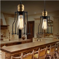 40W Retro lamp edison bulb st64 vintage Socket DIY Rope Pendant 27 incandescent bulb 220v holiday lights filament lamp lampada