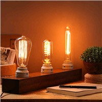 Vintage Edison Bulb E27 A19 G80 G95 G125 ST64 T10 T45 ST58 40W DIY Handmade Retro Incandescent Filament Bulb Light Rope Lamp