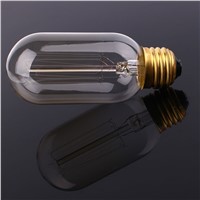 E27 40W Industrial Clear Glass Filament Edison Light Lamp Bulb AC110-120V