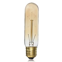 Vintage  E27 T10 40W Edison Bulb Antique Filament Lamp Bulb Incandescent Lights Home Decor Chandelier Lighting 220V