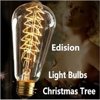 LightInBox Filament light Tungsten incandescent lamp decorative bulbs 220-240V ST64 E27 Retro Vintage edison bulb