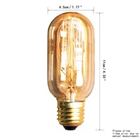 110/220V Edison Vintage  incandescent bulb 40/60W E26/E27 Light Retro Glass Incandescent Filament Bulb