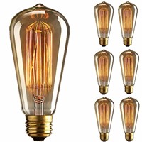 Lightinbox  light bulb  old fashioned Edison Style Screw Squirrel Cage tungsten filament glass antique Lamp Not Dimmable