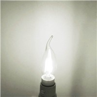 Lightinbox  E12 2W Edison Antique Vintage Style Energy Saving LED Filament Candle Light Incandescent Lamp Bulb Non Dimmable 110V