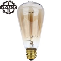 220V E27 40W decorative light bulb filament bulb lighting tubes Vintage Edison bulb ST64 incandescent light bulb
