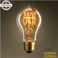 Lightinbox  Vintage light bulb 60W - quad loop filament (old fashioned Edison) E27 screw