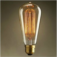 LightInBox E27 DIY Edison Bulb Fixtures Fashion Incandescent Vintage Light Bulb , 60*140(mm), lamp Bulbs For Pendant Lamps