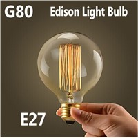LightInBoxG80 Warm White E27 110V 220V Halogen Bulb,Home Decoration Edison Retro Incandescent Vintage tungsten light bulbs lamp