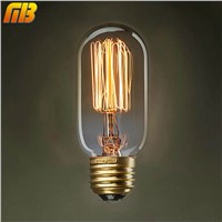 LightInBox 25W 40W  Filament Retro Edison Light For Pendant Lamp Vintage Edison Bulbs E27 220V 110V T45 Incandescent Bulbs