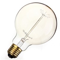 LightInBox 110V 60W G95 E27 Vintage Antique Edison Style Carbon Filament Clear Bulb Best Promotion Edison Incandescent Bulb