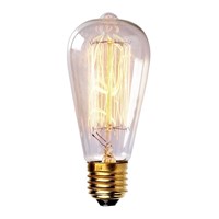 LightInBox Vintage Retro Edison Bulb Decorate Pendant Light Wall light Bulb for Living Room  ST64  E27 Antique Edison Bulb