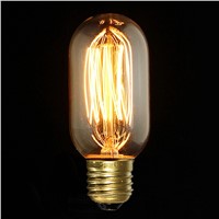 Lightinbox  Vintage Edison Bulb T45 Antique Filament Incandescent Bulbs For Home Light Lamp Fixtures Decorative 110V/220V