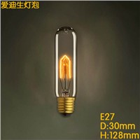 LightInBox 110v 220v E27  Antique Filament Tungsten tube  Incandescent Bulbs  Edison European American decorative light lam