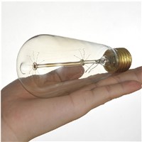 220V E27 40W Incandescent Bulbs ST64 Rope Pendant Lamp Retro Vintage Edison Light Bulb Outdoor Lighting Filament Luminaria Bulb