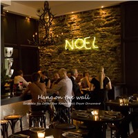 Neon Sign Light NOEL Alphabet Shape Design Room Wall Decorations Home Love Ornament Coffee Bar Mural Crafts