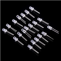 100pcs LED Diodes Assortment Kit Water Clear Red Green Blue Yellow White 5mm