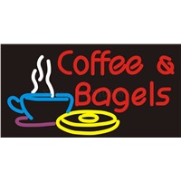 Custom Signage NEON SIGNS For Coffee Bagels Cakes Bread Club BAR PUB Signboard Display Decorate Store Shop Light Sign 24*20&amp;amp;quot;