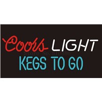 Custom Signage NEON SIGNS For Cooss Light Kegs To Go BAR PUB Signboard Display Decorate Store Shop Light Sign 24*20&amp;amp;quot;