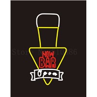 Custom Signage NEON SIGNS For Now Bar&amp;amp;#39;s Open Trees BAR PUB Signboard Display Decorate Store Shop Light Sign 24*20&amp;amp;quot;