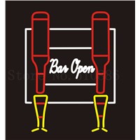 Custom Signage NEON SIGNS For Open Beer Club  BAR PUB Signboard Display Decorate Store Shop Light Sign 24*20&amp;amp;quot;